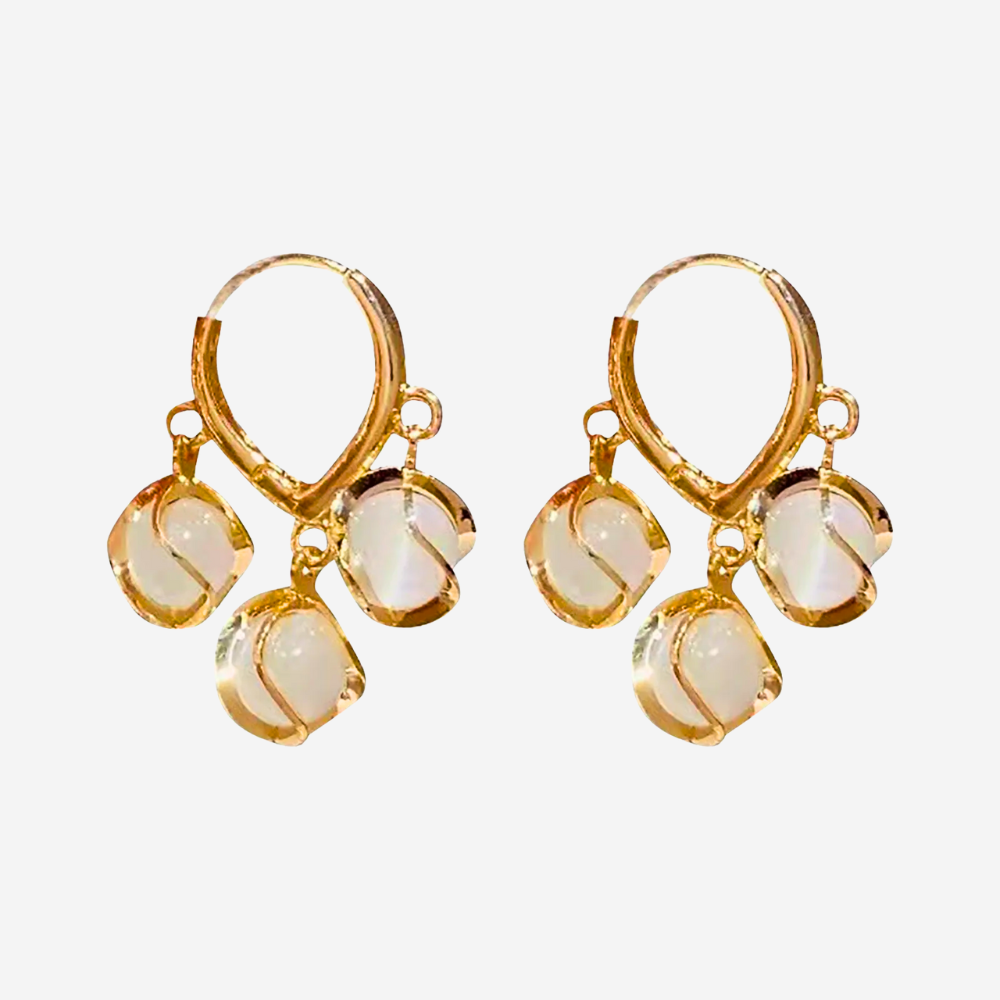 Luxury Opal Stud Earrings