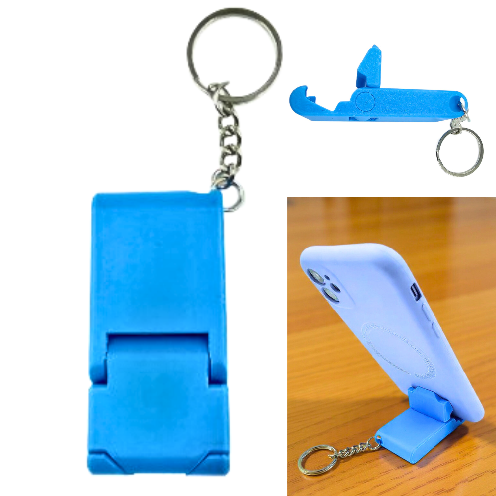 Mobile Stand Keychain | Foldable Phone Holder Keyring