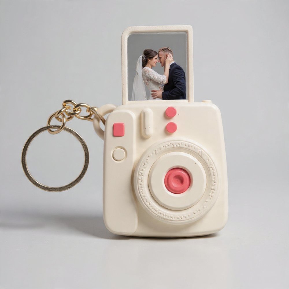 Mini Camera Keychain | Cute Photo Camera Keyring
