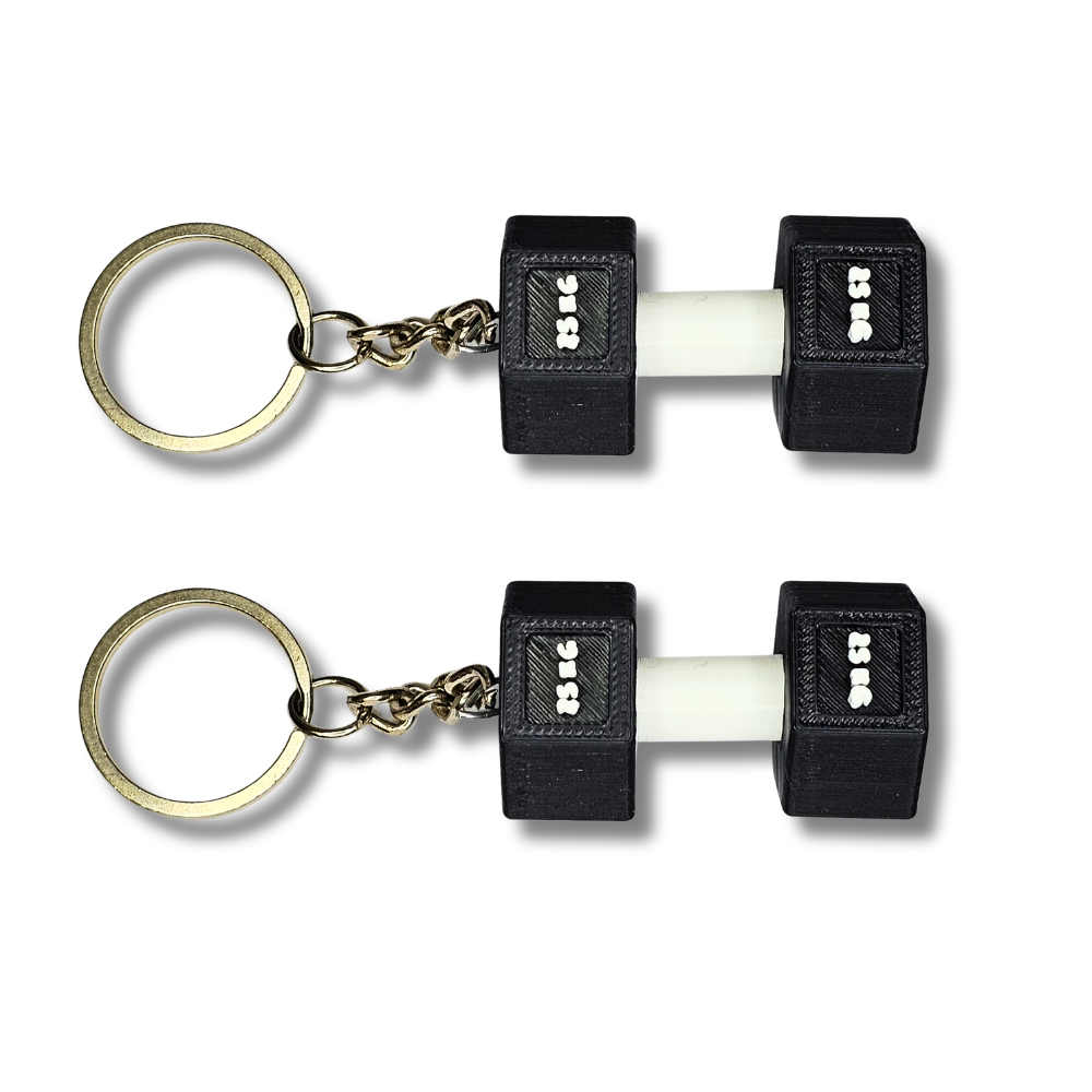 Mini Dumbbell Keychain (2 Pcs) | Gym Fitness Keyring