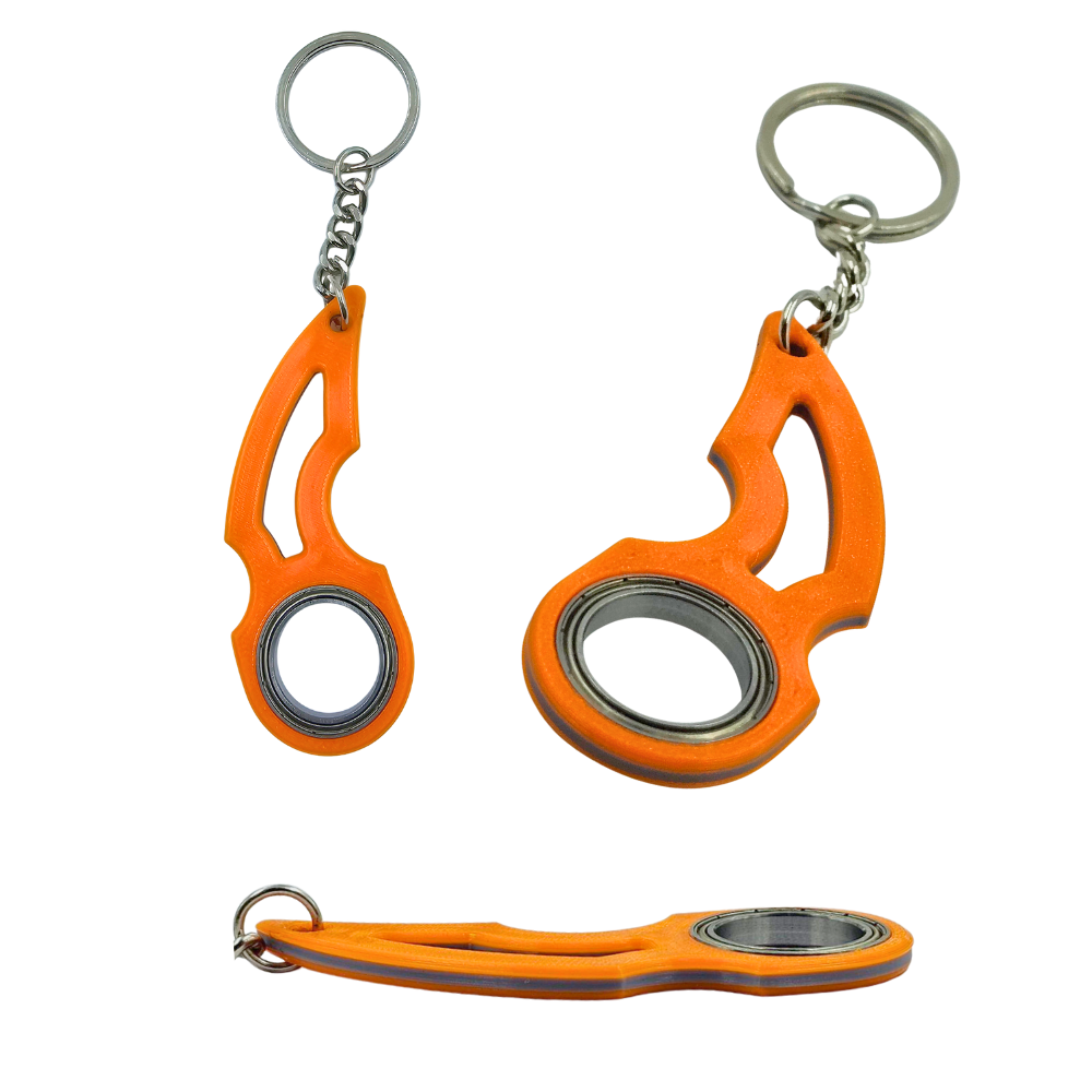 Ninja Spinner Keychain | Fidget Spinner EDC Keyring